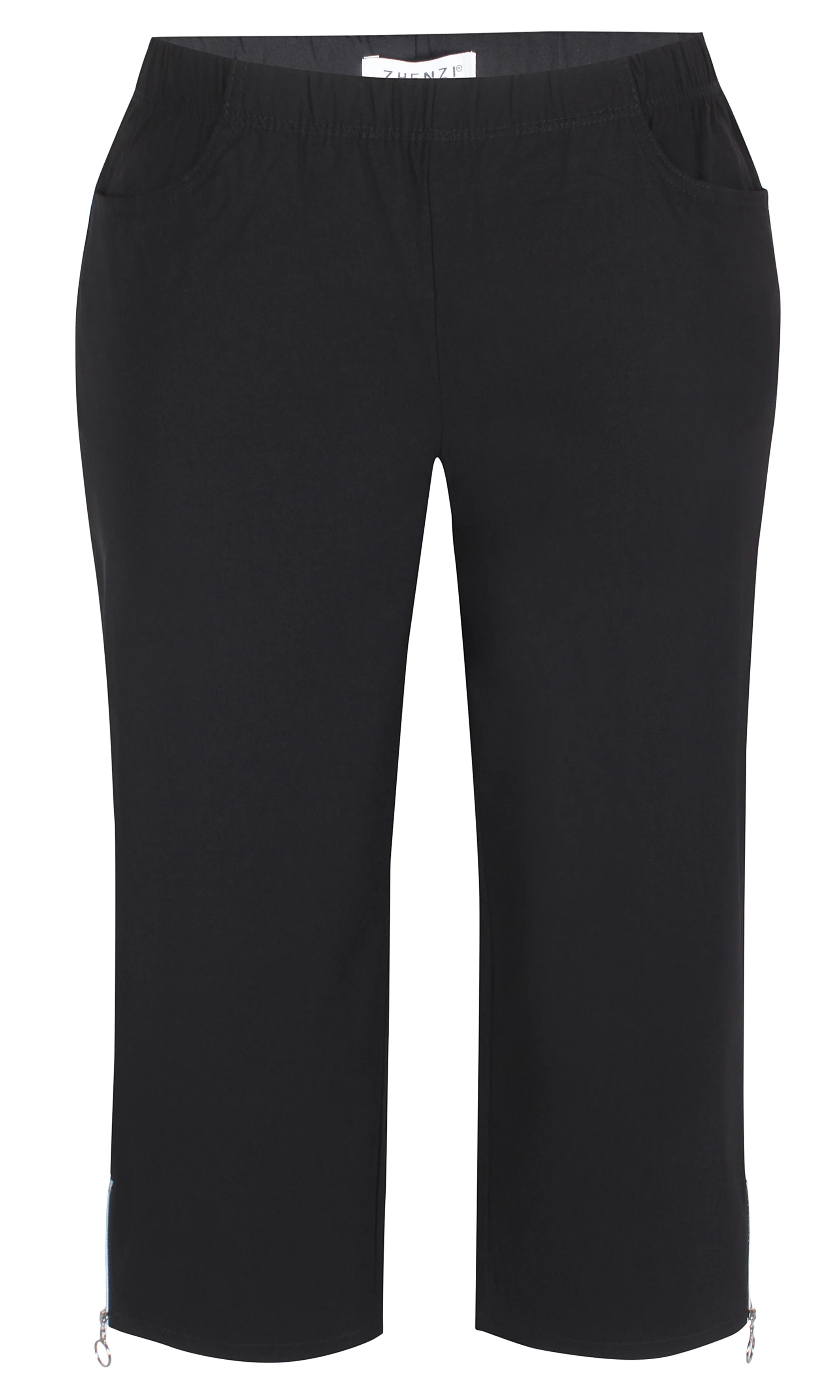 ZhJazzy Relaxed Fit Pants - Capribuks med lige ben - Image 3