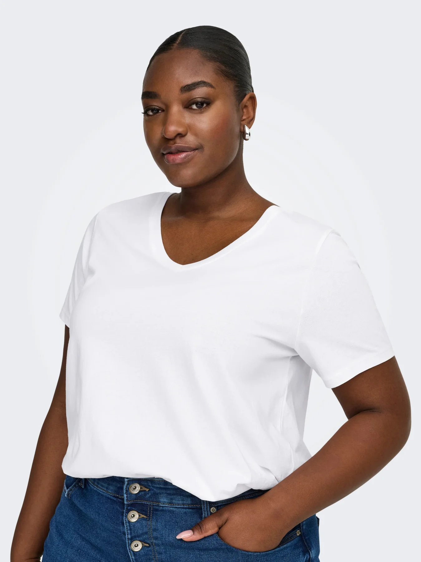 CARBONNIE -T-shirt med A-form- NOOS - Image 4