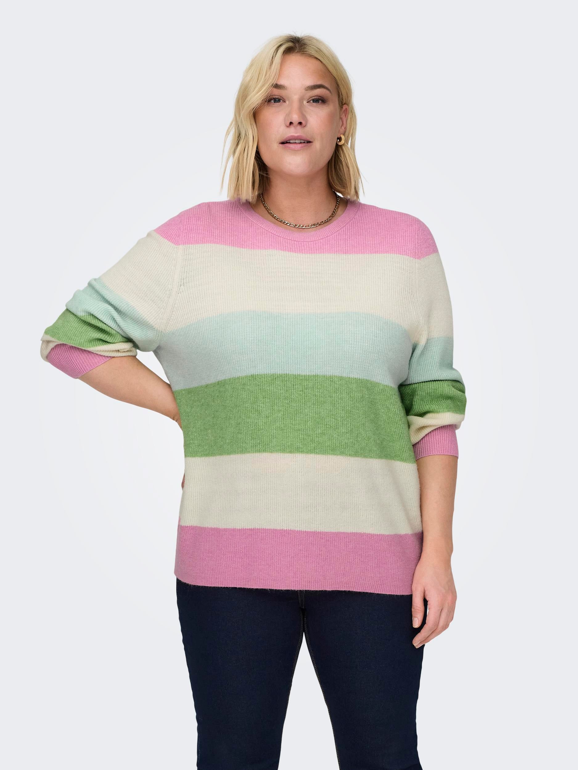 CARNEW DARIA L/S STRIPE PULLOVER KNIT - Image 5