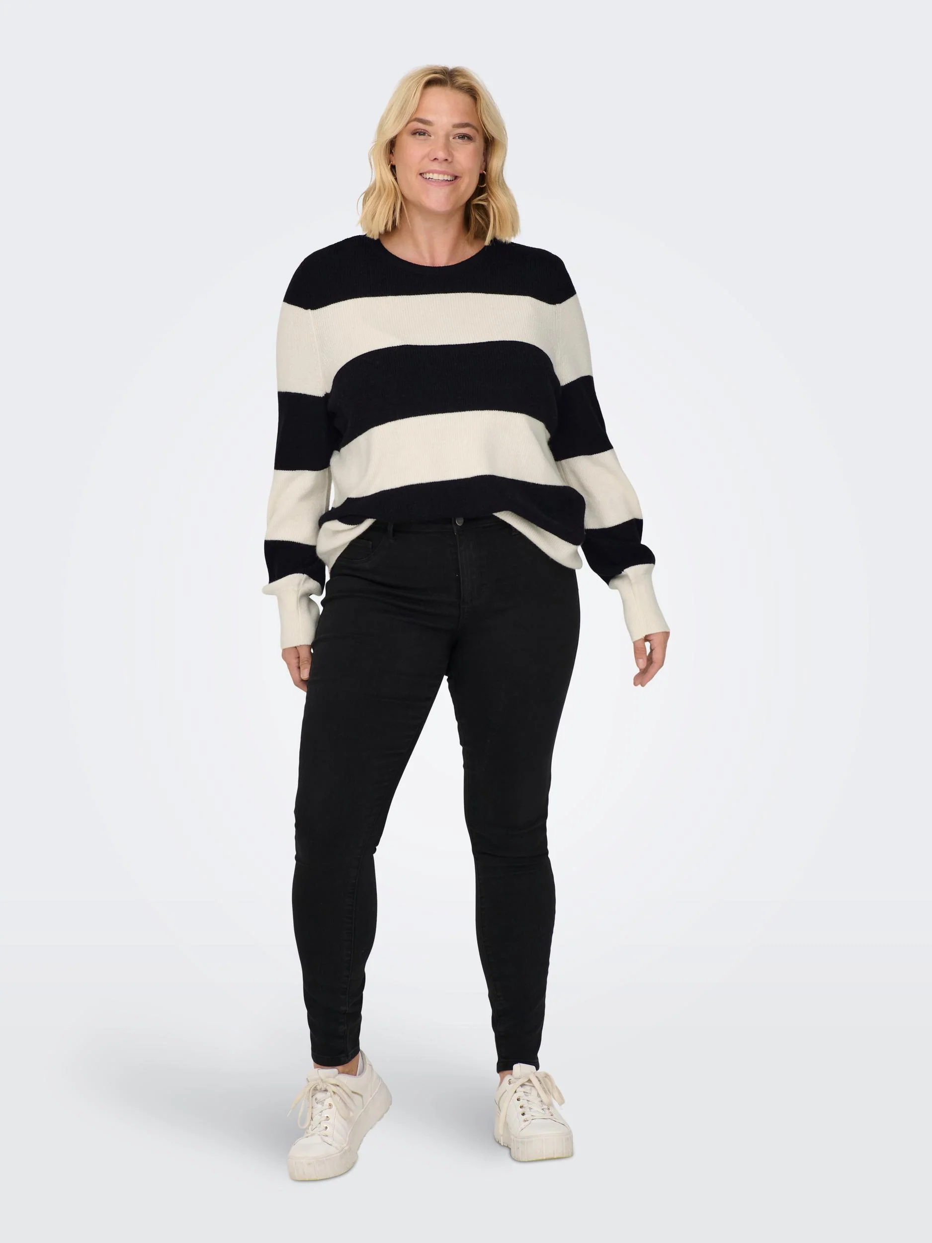 CARNEW DARIA L/S STRIPE PULLOVER KNIT - Image 9