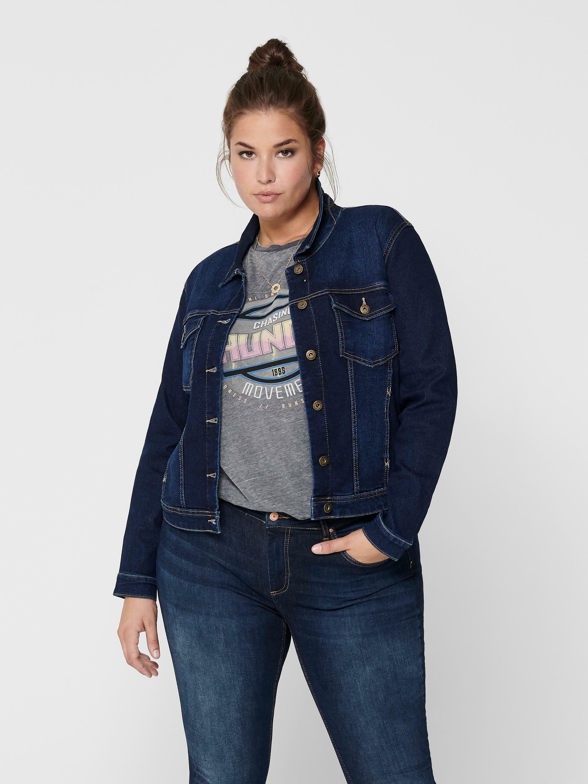 Smart denim jakke fra Carmakoma - Image 3