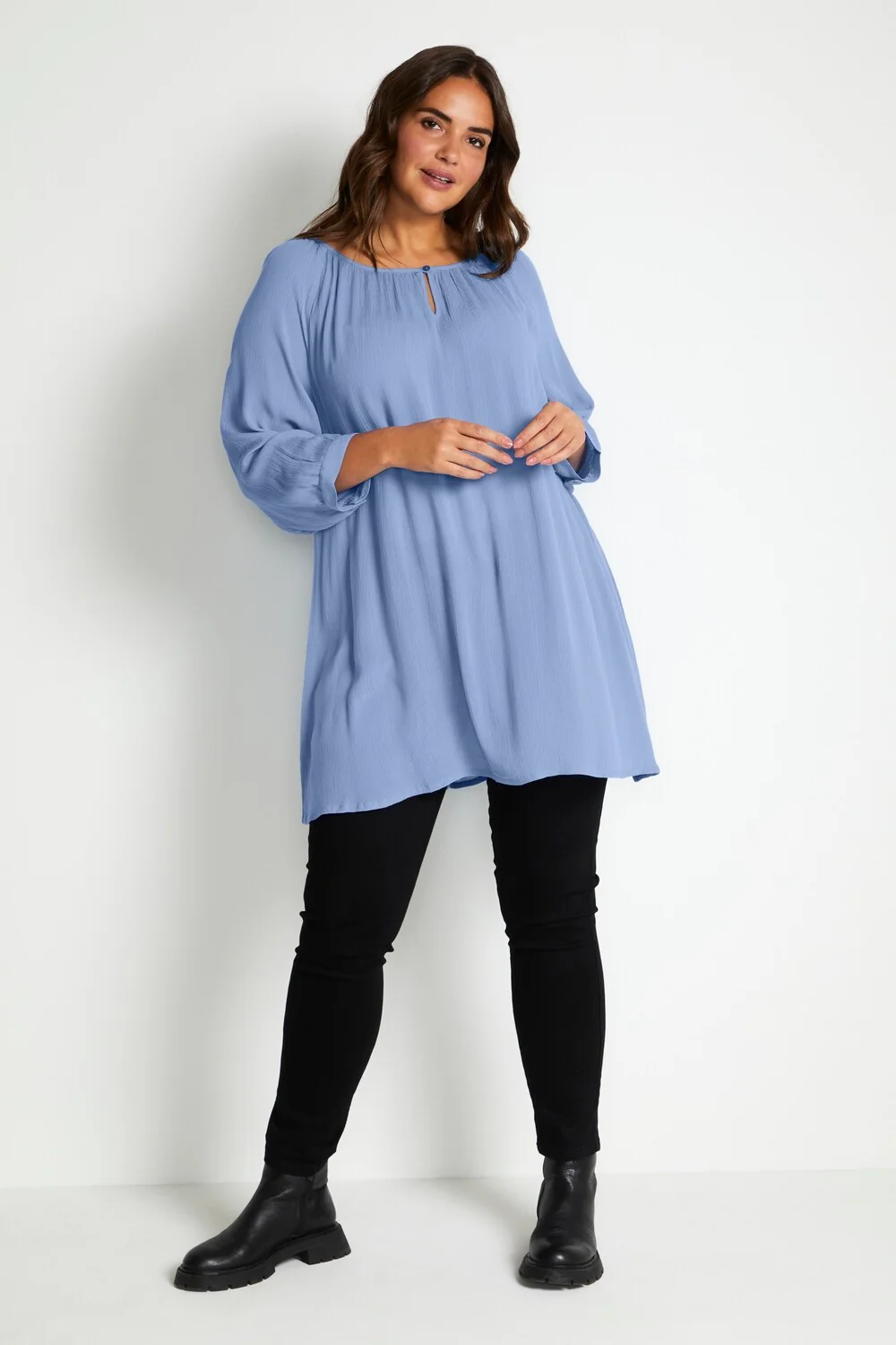 Tunic i viscose fra Kaffe Curve - Noos - Image 7